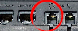 Cisco 8900 series IP phone's RJ9 Headset Jack Location