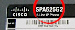 Cisco SPA Small Business series IP phone Headset key Location