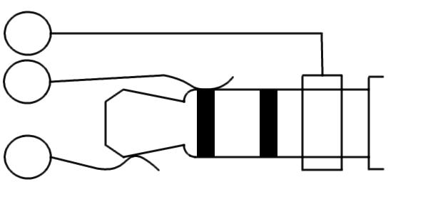 2.5mm headset connector short circuit