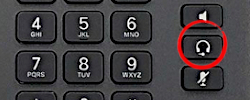 press Cisco phone headset key to use OvisLink headset