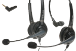 Phones have 2.5mm headset jack Compatible Call Center Headsets Corded