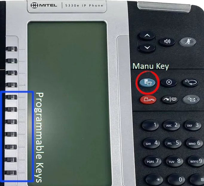 Mitel Manu & Programmable keys