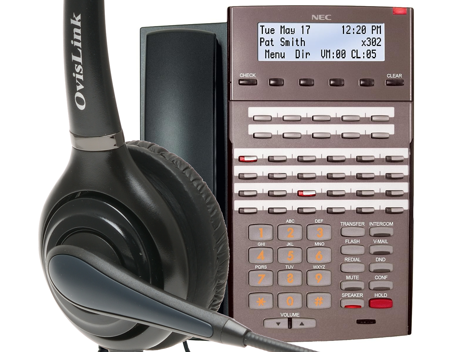 Setup OvisLink headset with NEC DSX phone