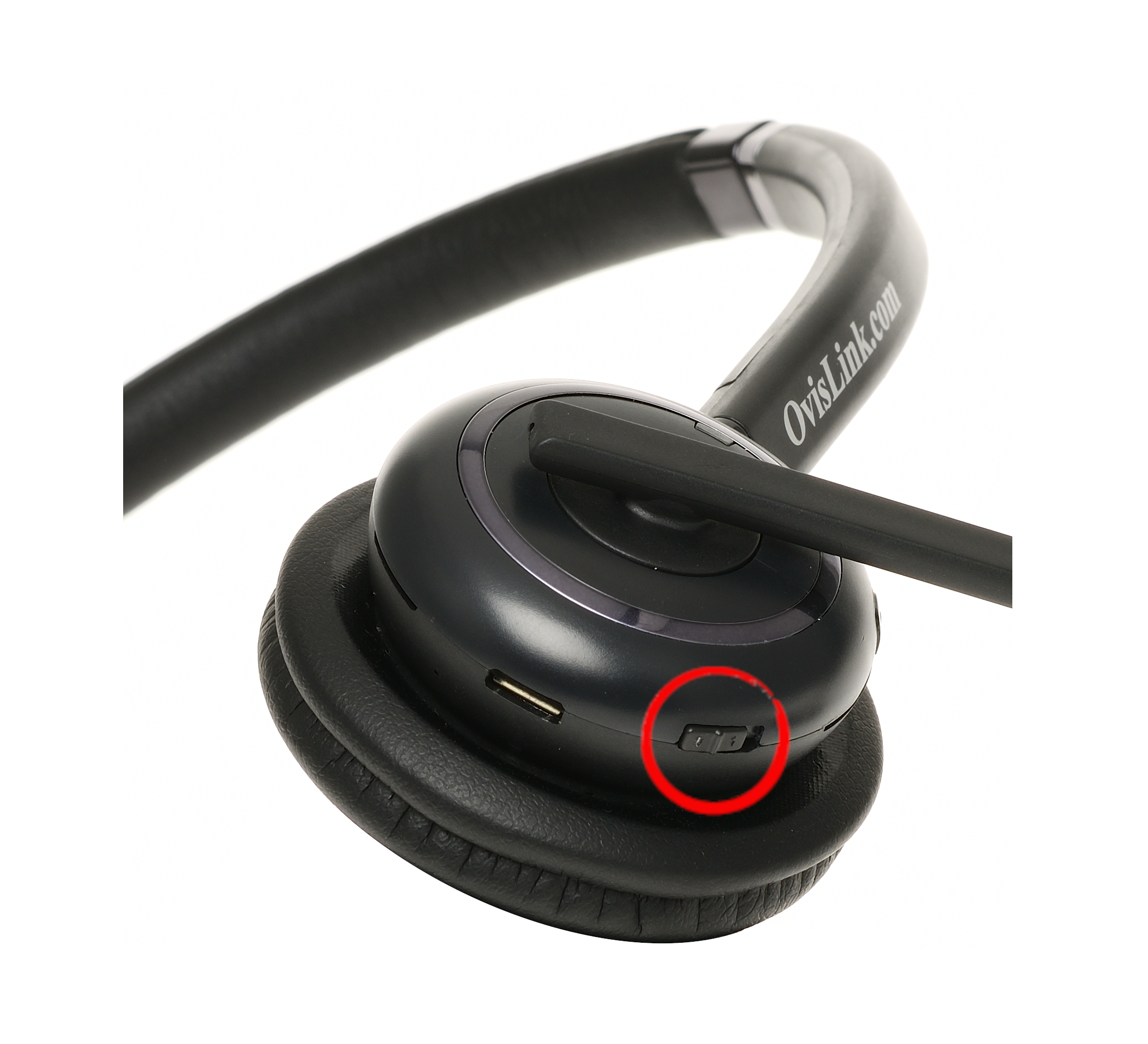 OvisLink Bluetooth headset on / off switch
