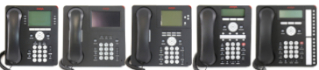 Avaya 1600 series and Avaya 9600 series deskphone images