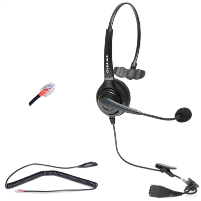 Avaya 1600 9600 J100 Series Phone Call Center Headset Complete Set