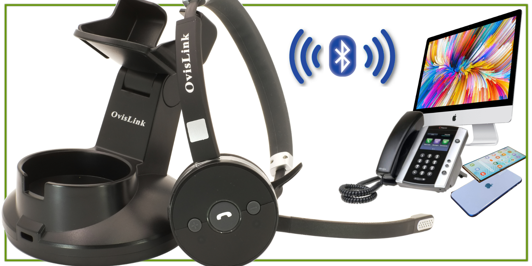 OvisLink Wireless Call Center Headset