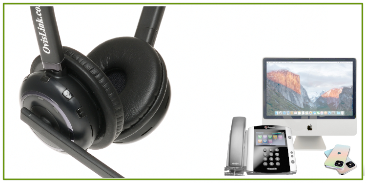 OvisLink Wireless Call Center Headset